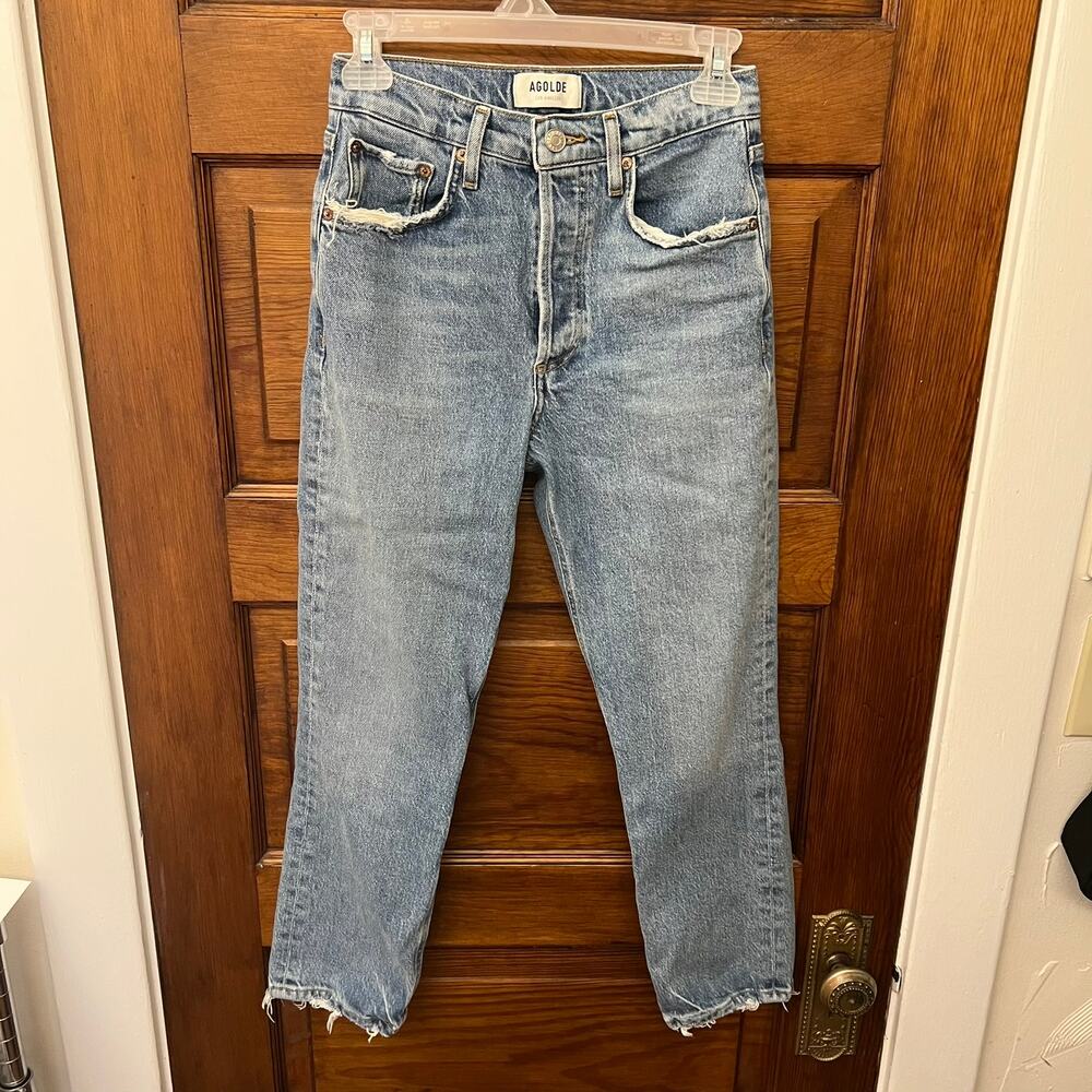AGOLDE Riley High Rise Straight Crop Women's Jeans size 24 A056-1554